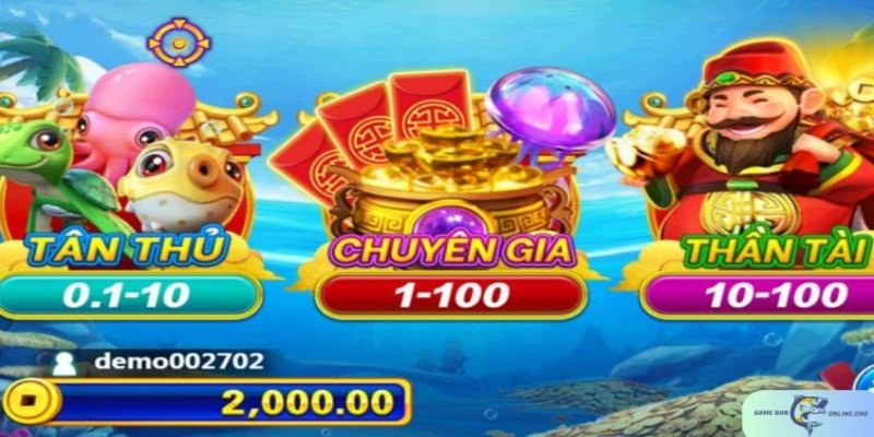 Cách chơi Caishen Fishing cơ bản